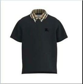 【本日5の付く日ポイント4倍!!】 BURBERRY バーバリー ブラック Black トップス ボーイズ 春夏2024 8078567A1189 【関税・送料無料】【ラッピング無料】 ia