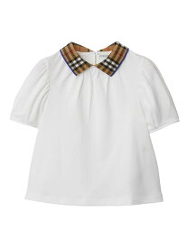 【本日5の付く日ポイント4倍!!】 BURBERRY バーバリー ホワイト White トップス ガールズ 春夏2024 8073164A1464 【関税・送料無料】【ラッピング無料】 ia