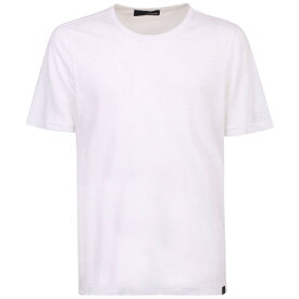 LARDINI ラルディーニ ホワイト White Tシャツ メンズ 春夏2022 EMLTMC41 EM58021 100 【関税・送料無料】【ラッピング無料】 ia