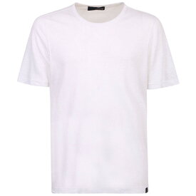 【本日5の付く日ポイント4倍!!】 LARDINI ラルディーニ ホワイト White Tシャツ メンズ 春夏2022 EMLTMC41 EM58021 100 【関税・送料無料】【ラッピング無料】 ia