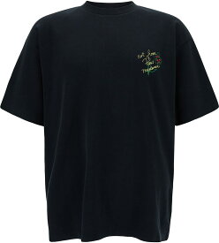 DROLE DE MONSIEUR ドロール ド ムッシュ ブラック Black Tシャツ メンズ 春夏2024 DTS188CO002BL 【関税・送料無料】【ラッピング無料】 ia