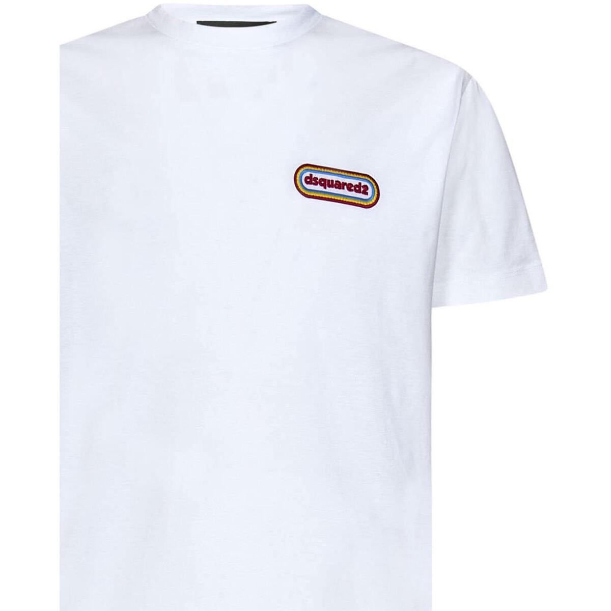 DSQUARED2 ディースクエアード White Tシャツ メンズ 春夏2023 S74GD1096S23009 100 Ia Tシャツ・カットソー 