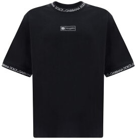 DOLCE&GABBANA ドルチェ&ガッバーナ ブラック Nero Tシャツ メンズ 春夏2024 G8RK1THU7MA N0000 【関税・送料無料】【ラッピング無料】 ia