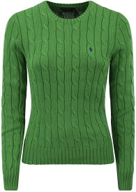 【本日5の付く日ポイント4倍!!】 POLO RALPH LAUREN ラルフローレン グリーン Green ニットウェア レディース 春夏2024 211891640 005 【関税・送料無料】【ラッピング無料】 ia