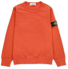 【本日0のつく日ポイント4倍！】 STONE ISLAND JUNIOR ストーン アイランド オレンジ Orange スウェット ボーイズ 春夏2024 MO801661340V0037 【関税・送料無料】【ラッピング無料】 ia