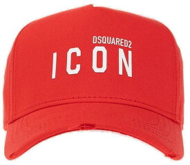 【5のつく日は全商品ポイント4倍】 DSQUARED2 ディースクエアード レッド Red 帽子 メンズ 春夏2024 BCM041305C04312M2642 【関税・送料無料】【ラッピング無料】 ia