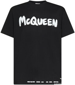 ALEXANDER MCQUEEN アレキサンダー マックイーン ブラック Black Tシャツ メンズ 春夏2024 622104QTZ57_0901 【関税・送料無料】【ラッピング無料】 ia