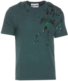 【本日5の付く日ポイント4倍!!】 MOSCHINO モスキーノ グリーン Green Tシャツ メンズ 春夏2024 0719 20391441 【関税・送料無料】【ラッピング無料】 ia