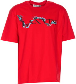 LANVIN ランバン レッド Red Tシャツ メンズ 春夏2024 TS0010J109340 【関税・送料無料】【ラッピング無料】 ia