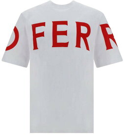 FERRAGAMO フェラガモ ホワイト White Tシャツ メンズ 春夏2024 771916_003 【関税・送料無料】【ラッピング無料】 ia