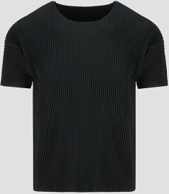 HOMME PLISSE' ISSEY MIYAKE ブラック Black Tシャツ メンズ 春夏2024 HP46JK420 15 【関税・送料無料】【ラッピング無料】 ia