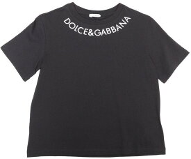 【楽天スーパーSALE!!50000円以上3000円OFFクーポン対象】 DOLCE&GABBANA ドルチェ＆ガッバーナ ブラック Black トップス ボーイズ 春夏2024 L5JTKTG7L1KN0000 【関税・送料無料】【ラッピング無料】 ia