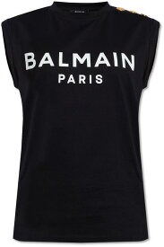 BALMAIN バルマン ブラック NERO トップス レディース 春夏2024 CF1ED001BB02_EAB 【関税・送料無料】【ラッピング無料】 ia