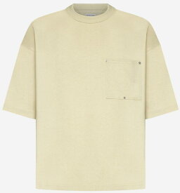 【本日5の付く日ポイント4倍!!】 BOTTEGA VENETA ボッテガ ヴェネタ ベージュ CREAM Tシャツ メンズ 春夏2024 773598VKLZ0_8807 【関税・送料無料】【ラッピング無料】 ia