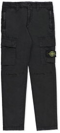 【本日0のつく日ポイント4倍！】 STONE ISLAND ストーンアイランド ブラック Black パンツ ボーイズ 春夏2024 MO801630410V0129 【関税・送料無料】【ラッピング無料】 ia