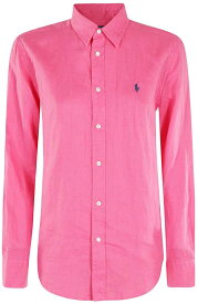 POLO RALPH LAUREN ラルフローレン シャツ レディース 春夏2024 211920516|094 014 DESERT PINK 【関税・送料無料】【ラッピング無料】 ia