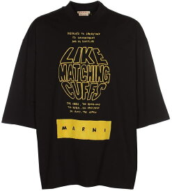 MARNI マルニ ブラック Black Tシャツ メンズ 秋冬2023 HUMU0275XPCUN99 【関税・送料無料】【ラッピング無料】 ia