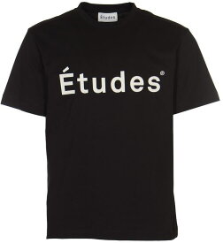 ETUDES エチュード ブラック Black Tシャツ メンズ 秋冬2023 C00ME101A00799BLACK 【関税・送料無料】【ラッピング無料】 ia