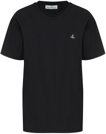 VIVIENNE WESTWOOD ヴィヴィアン・ウエストウッド ブラック Black Tシャツ レディース 秋冬2023 3G010013-J001MN401 【関税・送料無料】【ラッピング無料】 ia