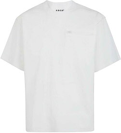 SACAI サカイ ホワイト White Tシャツ メンズ 春夏2024 24.03369M 101 WHITE 【関税・送料無料】【ラッピング無料】 ia