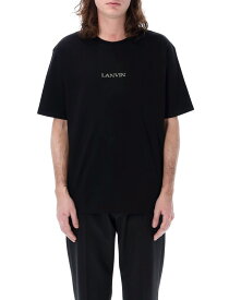 【毎月1日はエントリーでポイント3倍！】 LANVIN ランバン ブラック Black Tシャツ メンズ 春夏2024 RUTS0042J11010 【関税・送料無料】【ラッピング無料】 ia