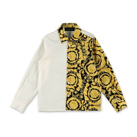 VERSACE ヴェルサーチェ ホワイト Bianco シャツ ボーイズ 春夏2024 10003331A02447 【関税・送料無料】【ラッピング無料】 ia