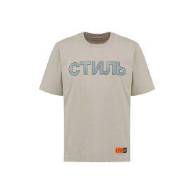 HERON PRESTON ヘロン プレストン ベージュ Beige Tシャツ メンズ 春夏2022 HMAA025S22JER002_0947 【関税・送料無料】【ラッピング無料】 ia