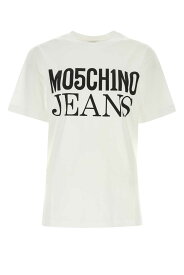 M05CH1N0 JEANS モスキーノジーンズ ホワイト White Tシャツ レディース 春夏2024 07123262 5001 【関税・送料無料】【ラッピング無料】 ia