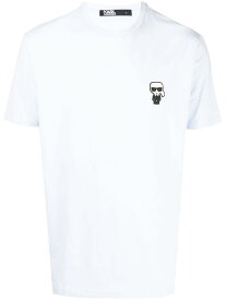 KARL LAGERFELD カール ラガーフェルド ホワイト WHITE Tシャツ メンズ 春夏2024 755027 50022110 【関税・送料無料】【ラッピング無料】 ia