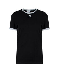 COURREGES クレージュ ブラック BLACK Tシャツ メンズ 春夏2024 PERJTS020 JS00709901 【関税・送料無料】【ラッピング無料】 ia