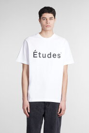 ETUDES エチュード ホワイト White Tシャツ メンズ 秋冬2023 C00ME101A00700 【関税・送料無料】【ラッピング無料】 ia