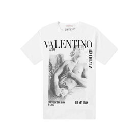 VALENTINO バレンチノ ホワイト White Tシャツ メンズ 春夏2022 XV0MG10V8FB_A01 【関税・送料無料】【ラッピング無料】 ia