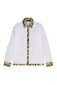 YOUNG VERSACE ヤングヴェルサーチ ホワイト White シャツ ボーイズ 春夏2022 10036501A02447_6W010.T 【関税・送料無料】【ラッピング無料】 ia