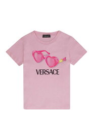 【楽天スーパーSALE!!30000円以上2000円OFFクーポン対象】 YOUNG VERSACE ヤングヴェルサーチ ピンク Pink トップス ガールズ 秋冬2022 10000521A04710_2PB70.T 【関税・送料無料】【ラッピング無料】 ia