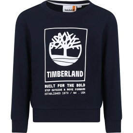 TIMBERLAND ティンバーランド ブルー Blue スウェット ボーイズ 春夏2024 T60075 83D 【関税・送料無料】【ラッピング無料】 ia