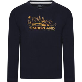 TIMBERLAND ティンバーランド ブルー Blue トップス ボーイズ 秋冬2023 T25U61 857 【関税・送料無料】【ラッピング無料】 ia