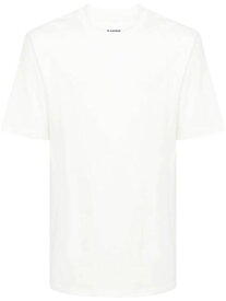 【本日5の付く日ポイント4倍!!】 JIL SANDER ジル サンダー ホワイト White Tシャツ メンズ 春夏2024 J22GC0173J46219104 【関税・送料無料】【ラッピング無料】 ia