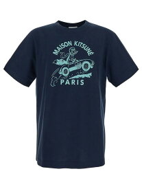 MAISON KITSUNE メゾン キツネ Tシャツ メンズ 春夏2024 MM00109KJ0118 P476 INK BLUE 【関税・送料無料】【ラッピング無料】 ia