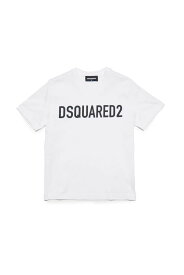 【本日5の付く日ポイント4倍!!】 DSQUARED2 ディースクエアード ホワイト White トップス ボーイズ 春夏2024 DQ1832D0A4C DQ100 【関税・送料無料】【ラッピング無料】 ia