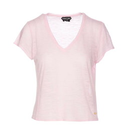 TOM FORD トム フォード Tシャツ レディース 春夏2024 TSJ568JEX077-DP192 LIGHT PINK 【関税・送料無料】【ラッピング無料】 ia