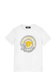 VERSACE ヴェルサーチェ ホワイト White トップス ボーイズ 春夏2024 10001291A09841 2W070 【関税・送料無料】【ラッピング無料】 ia