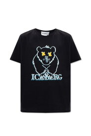 【本日5の付く日ポイント4倍!!】 ICEBERG アイスバーグ ブラック BLACK Tシャツ メンズ 春夏2024 F019 63069000 【関税・送料無料】【ラッピング無料】 ia