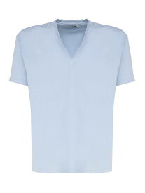 MAURO GRIFONI マウログリフォーニ ブルー Light blue Tシャツ メンズ 春夏2024 GQ180002 -1043 【関税・送料無料】【ラッピング無料】 ia