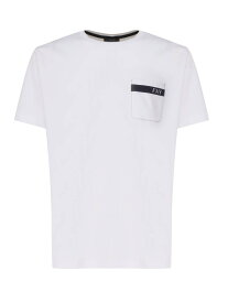 FAY フェイ ホワイト White Tシャツ メンズ 春夏2024 NPMB3481280 UCXB001 【関税・送料無料】【ラッピング無料】 ia