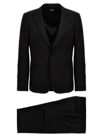 ZEGNA ゼニア ブラック Black スーツ メンズ 春夏2024 717702A7282KGQ8 【関税・送料無料】【ラッピング無料】 ia