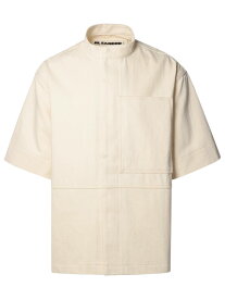 【本日5の付く日ポイント4倍!!】 JIL SANDER ジル サンダー ベージュ Avorio シャツ メンズ 春夏2024 J47DL0133 J46545280 【関税・送料無料】【ラッピング無料】 ia