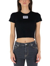 MOSCHINO モスキーノ ブラック Black Tシャツ レディース 春夏2024 12043759A0555 【関税・送料無料】【ラッピング無料】 ia