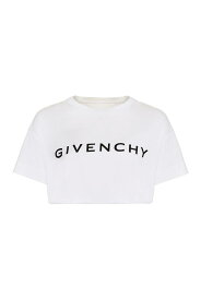 【楽天スーパーSALE!!100000円以上4000円OFFクーポン対象】 GIVENCHY ジバンシィ ホワイト Bianco Tシャツ レディース 春夏2024 BW70C53YAC_100 【関税・送料無料】【ラッピング無料】 ia