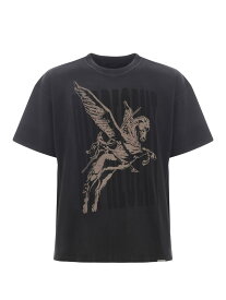 REPRESENT リプレゼント ブラック Nero Tシャツ メンズ 春夏2024 MLM407-444 AGED BLACK 【関税・送料無料】【ラッピング無料】 ia