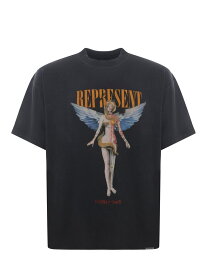 REPRESENT リプレゼント グレー Grigio Tシャツ メンズ 春夏2024 MLM434-444 AGED BLACK 【関税・送料無料】【ラッピング無料】 ia